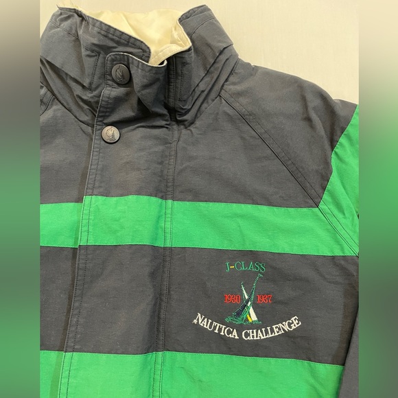VTG Nautica Jacket J-Class Nautica Challenge - Picture 2 of 4